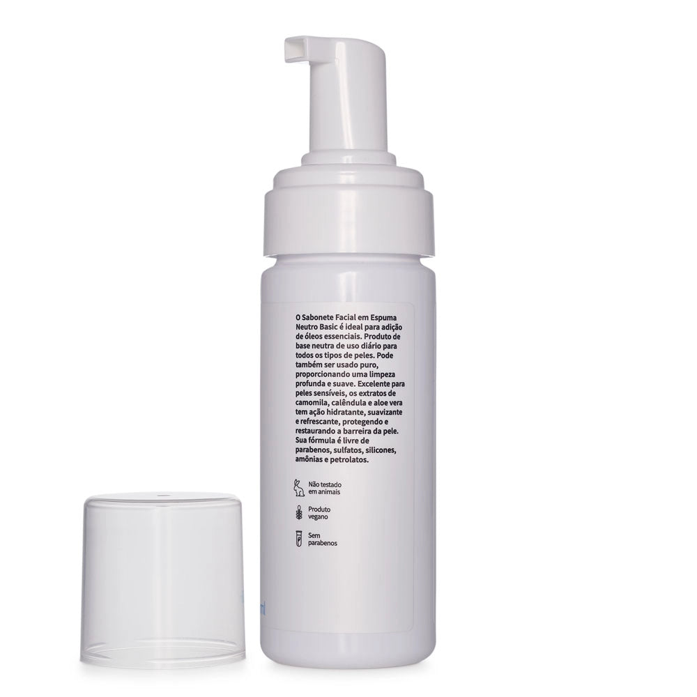 Espuma Facial Neutra Basic Via Aroma – 150ml