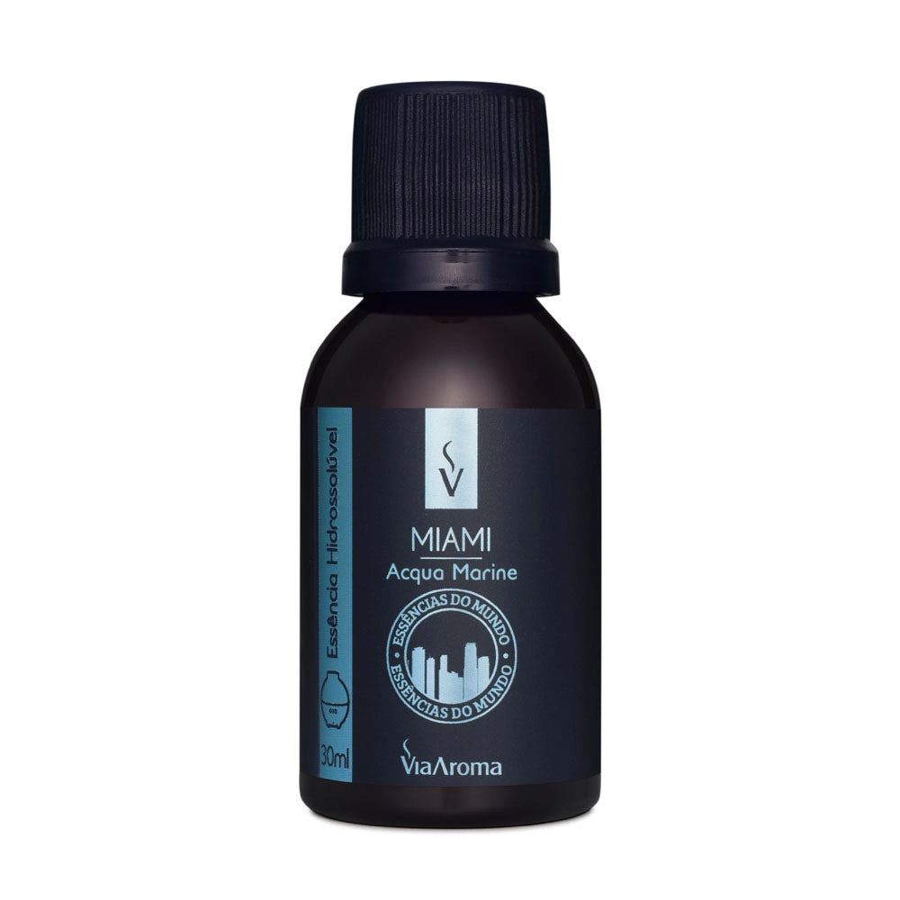 Essência Hidrossolúvel Miami Linha Mundo Via Aroma - 30ml