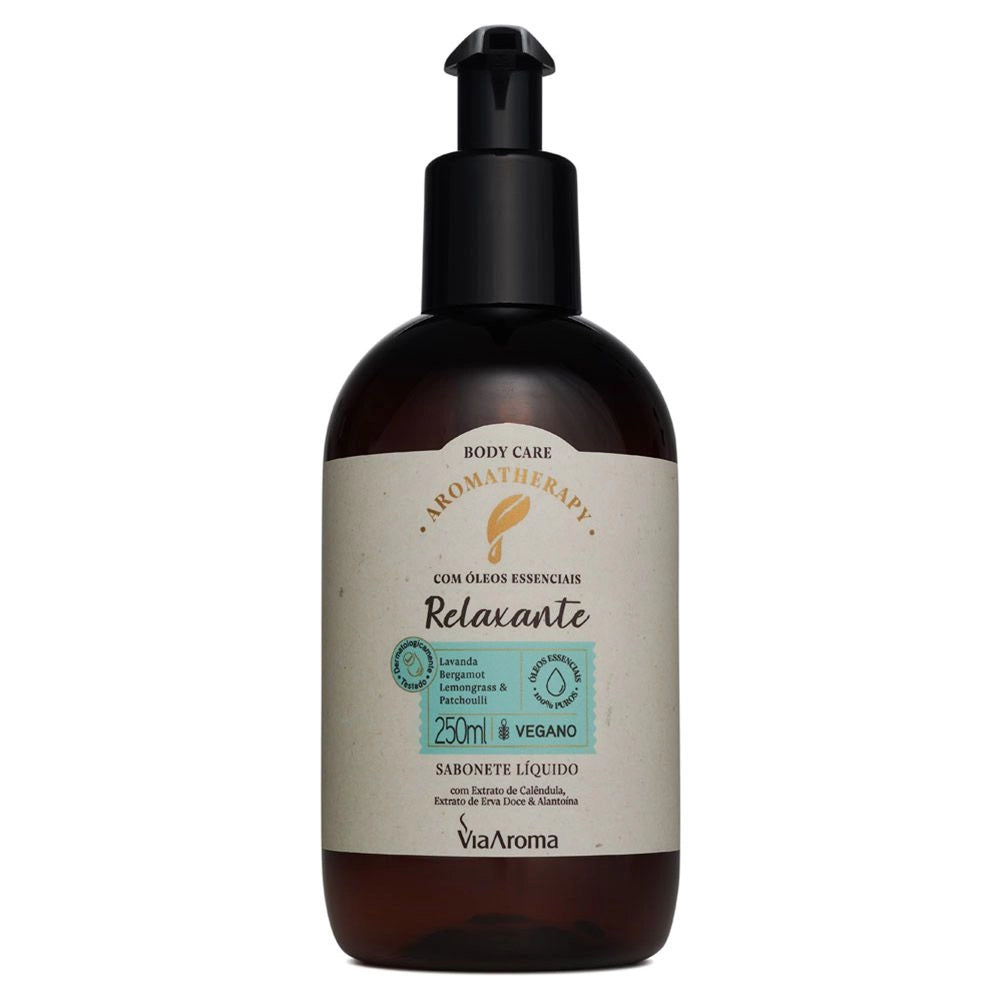 Sabonete Líquido Relaxante Aromatherapy Via Aroma - 250ml