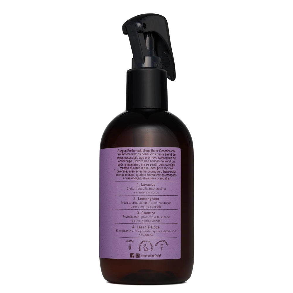 Água Perfumada Bem-Estar Aromatherapy Via Aroma - 250ml