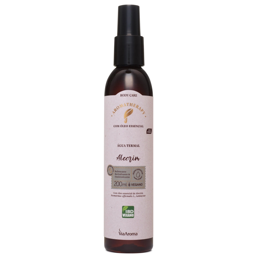 Água Termal com Óleo Essencial de Alecrim Via Aroma - 200ml