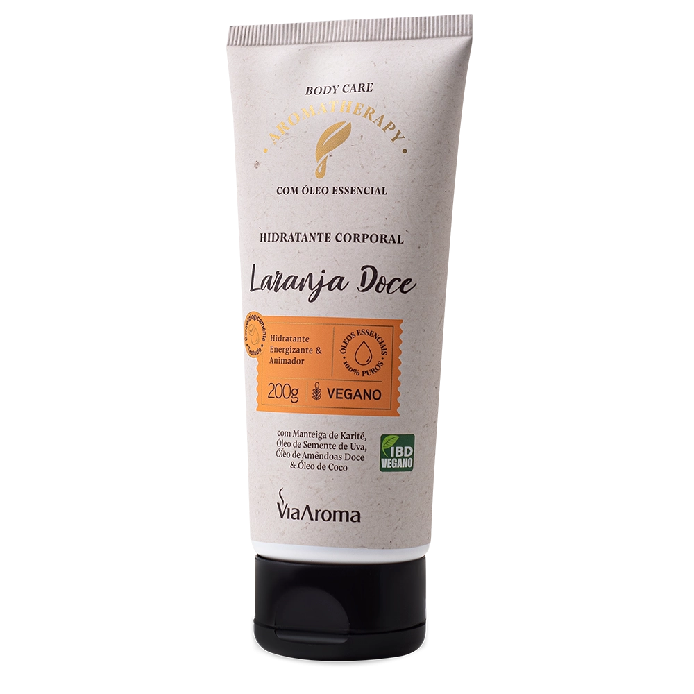 Hidratante Corporal Laranja Doce Aromatherapy Via Aroma - 200g