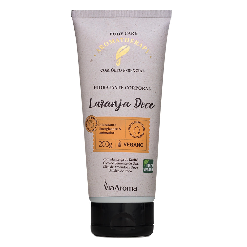 Hidratante Corporal Laranja Doce Aromatherapy Via Aroma - 200g