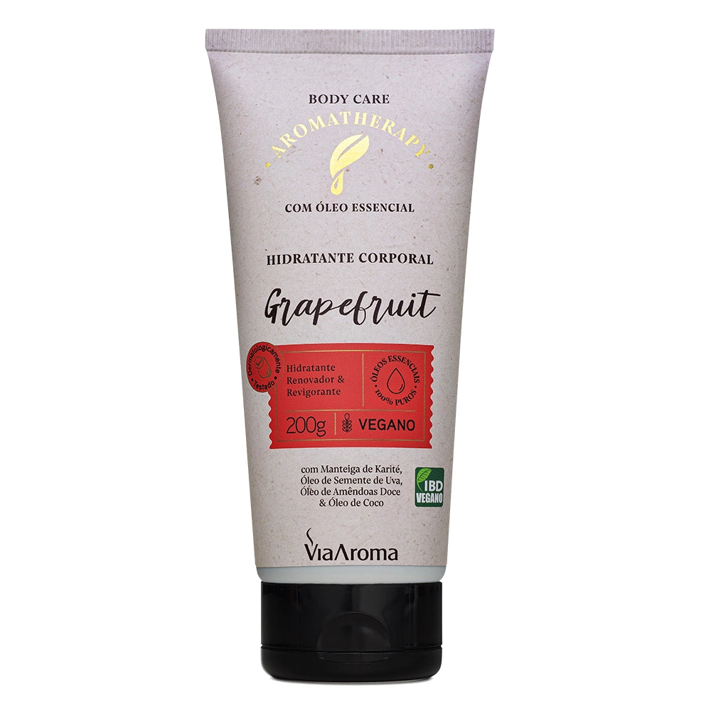 Hidratante Corporal Grapefruit Aromatherapy Via Aroma - 200g