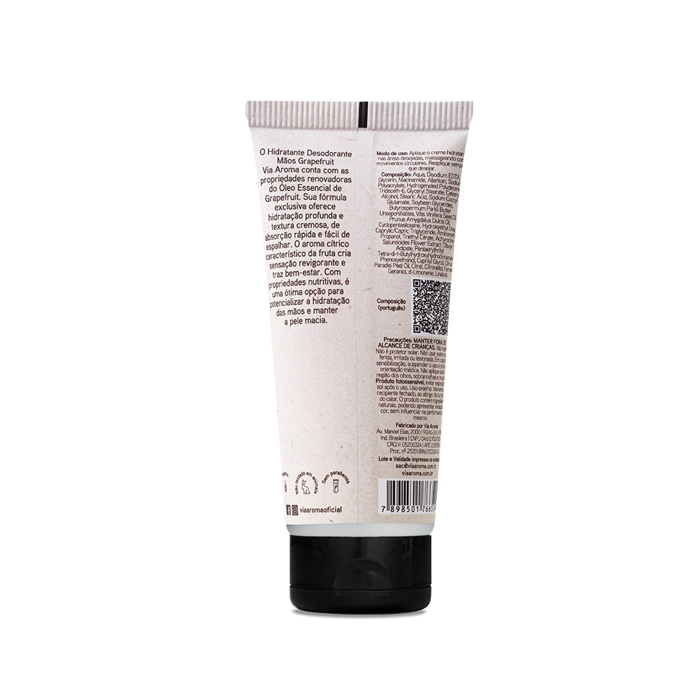 Hidratante Mãos Grapefruit Aromatherapy Via Aroma - 60g
