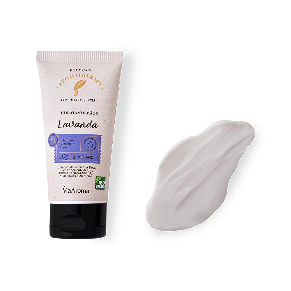 Hidratante Mãos Lavanda Aromatherapy Via Aroma - 60g