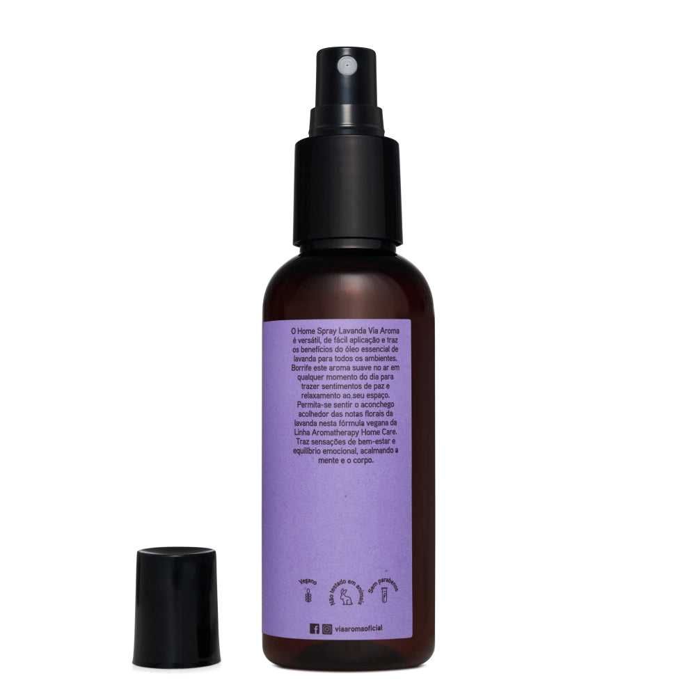 Home Spray Lavanda Aromatherapy Via Aroma - 120ml