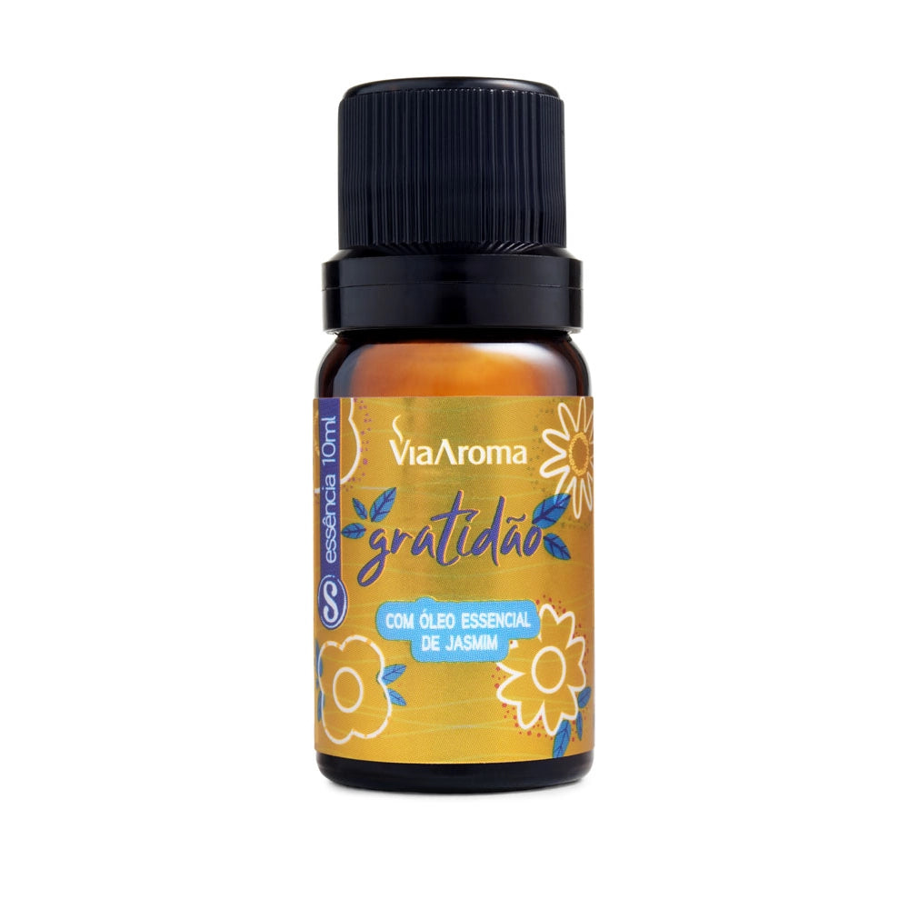 Kit Aromatizador Elétrico Matte Black mais Essência Via Aroma - Gratidão