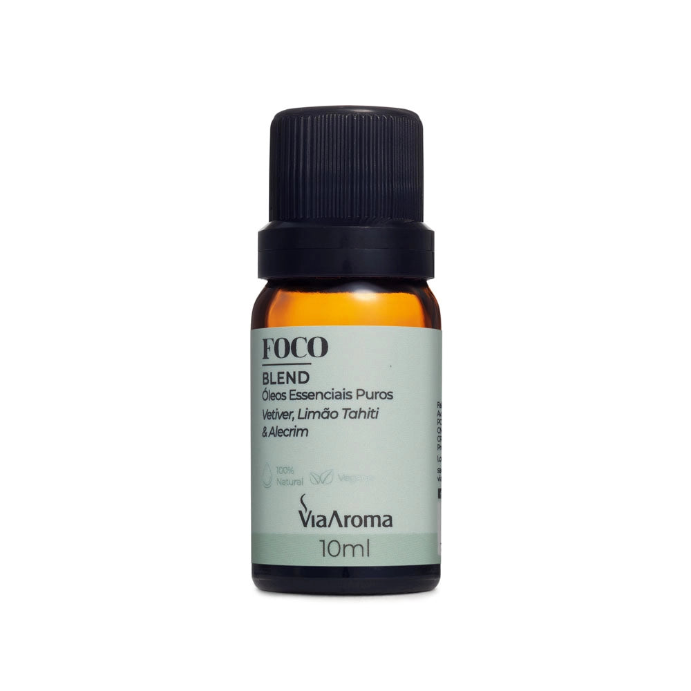 Kit Aromatizador Elétrico USB mais Blend Foco e Essência Alegria Via Aroma