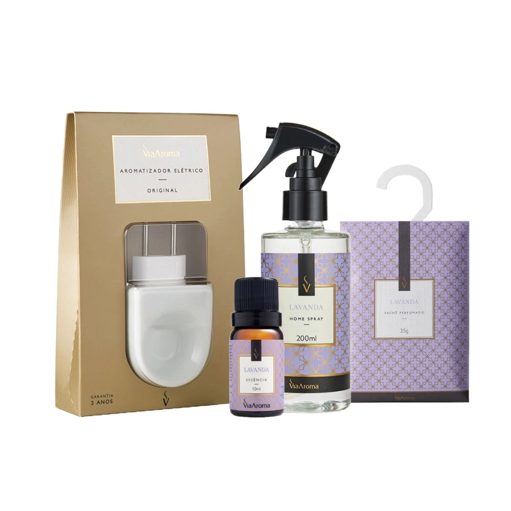 Kit Aromatizador Original Lavanda - Via Aroma