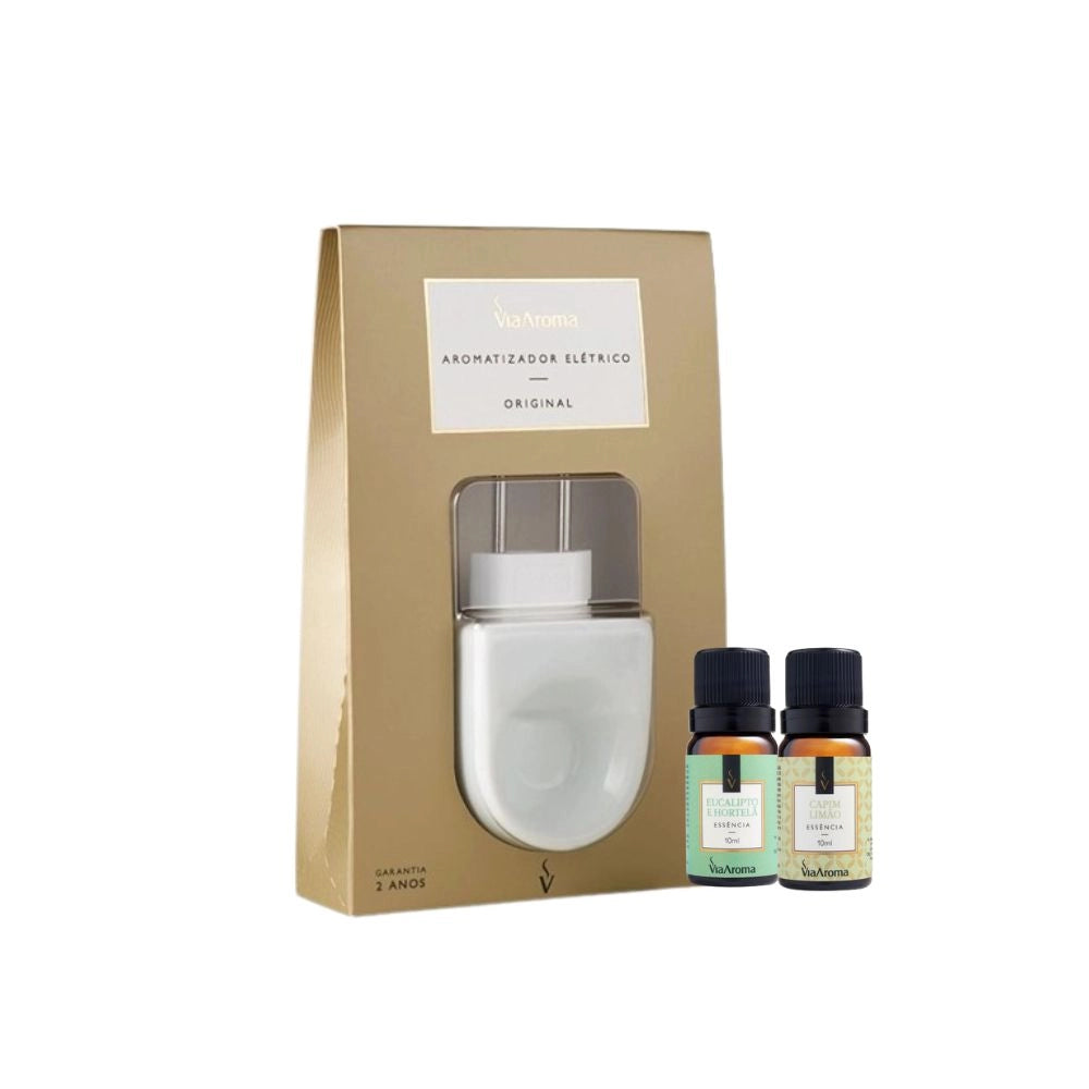 Kit Aromatizador Original mais 2 Essências Via Aroma - Sortidas