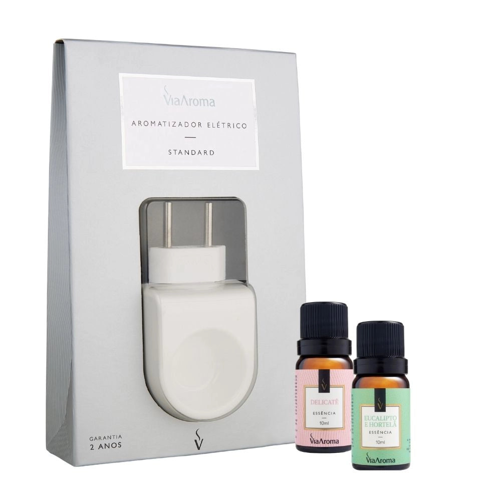 Kit Aromatizador Standard mais 2 Essências Via Aroma - Sortidas
