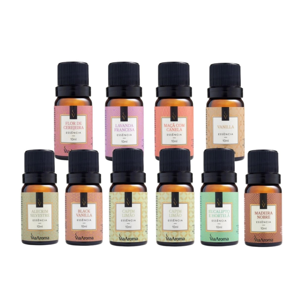 Kit Experience 10 Essências Via Aroma – Sortidas