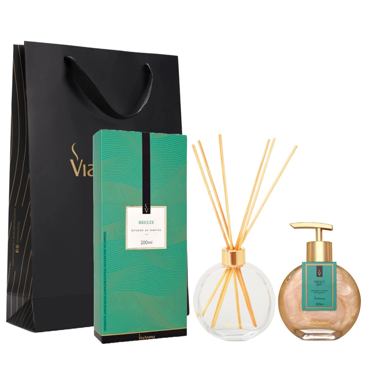 Kit Lavabo Breeze Via Aroma