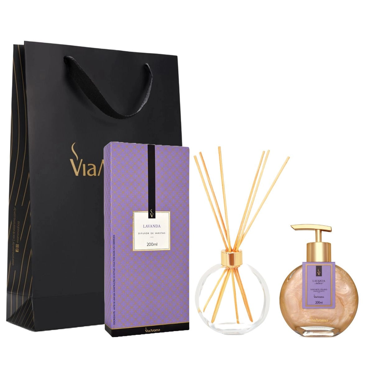 Kit Lavabo Lavanda Via Aroma