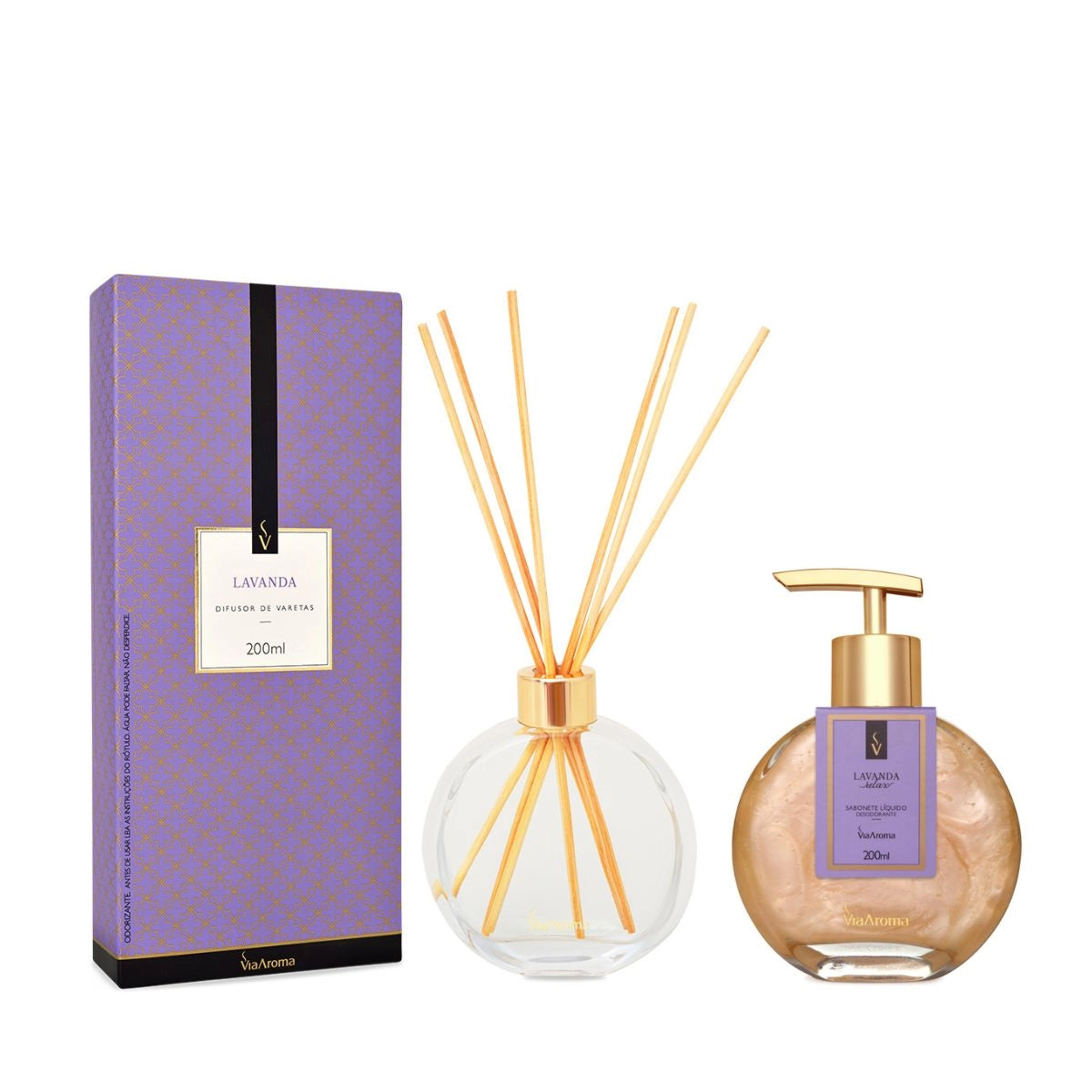 Kit Lavabo Lavanda Via Aroma