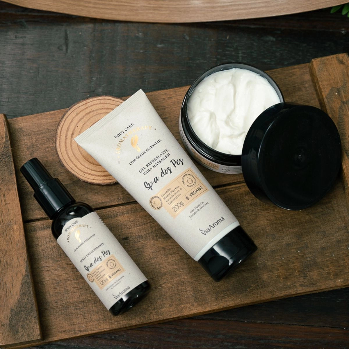 Kit Spa dos Pés Aromatherapy Via Aroma