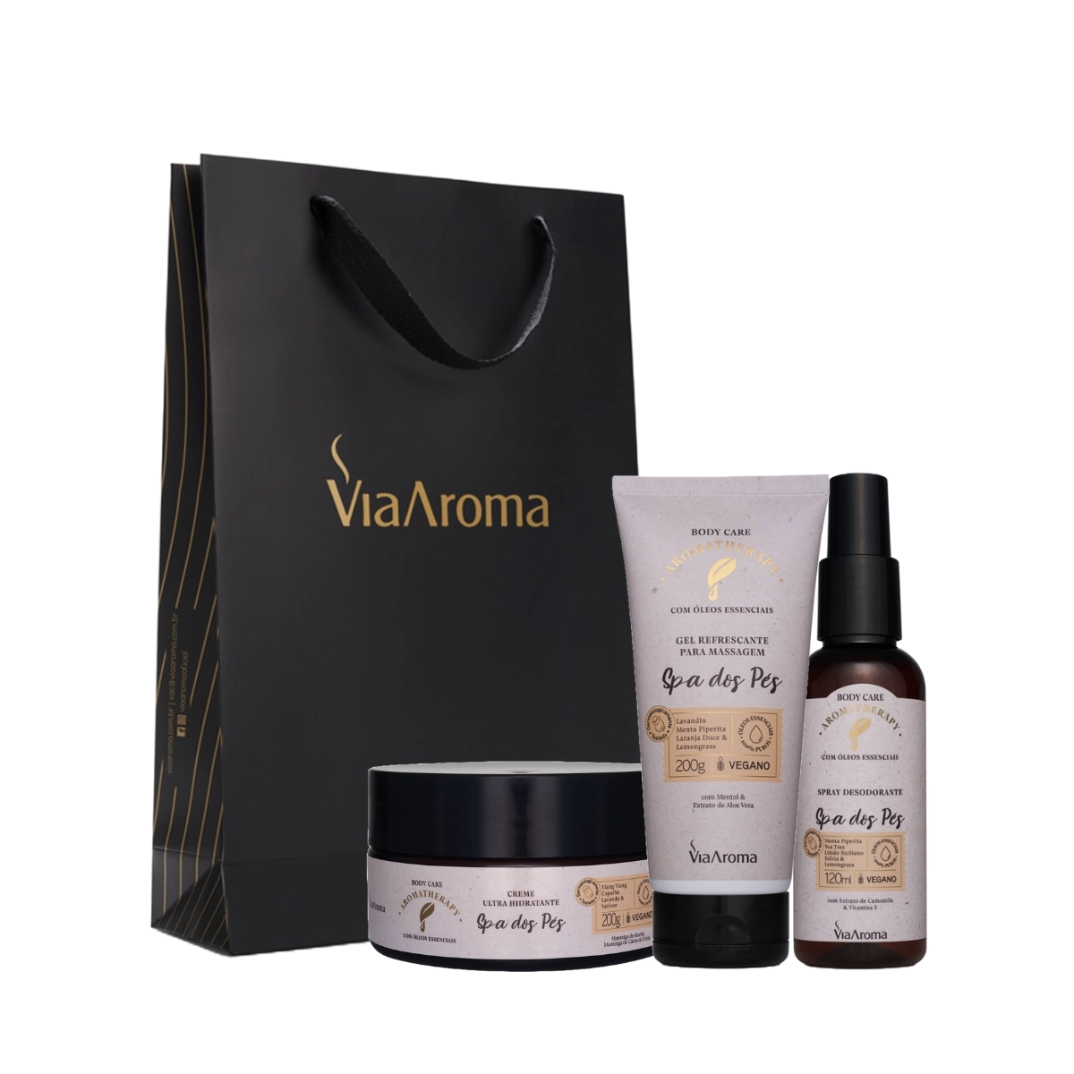 Kit Spa dos Pés Aromatherapy Via Aroma