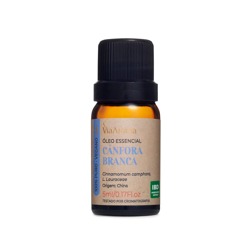 Óleo Essencial Cânfora Branca Via Aroma - 5 ml