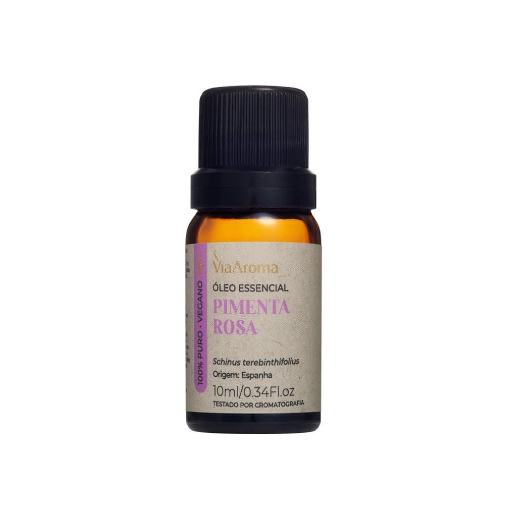Óleo Essencial Pimenta Rosa Via Aroma - 10ml