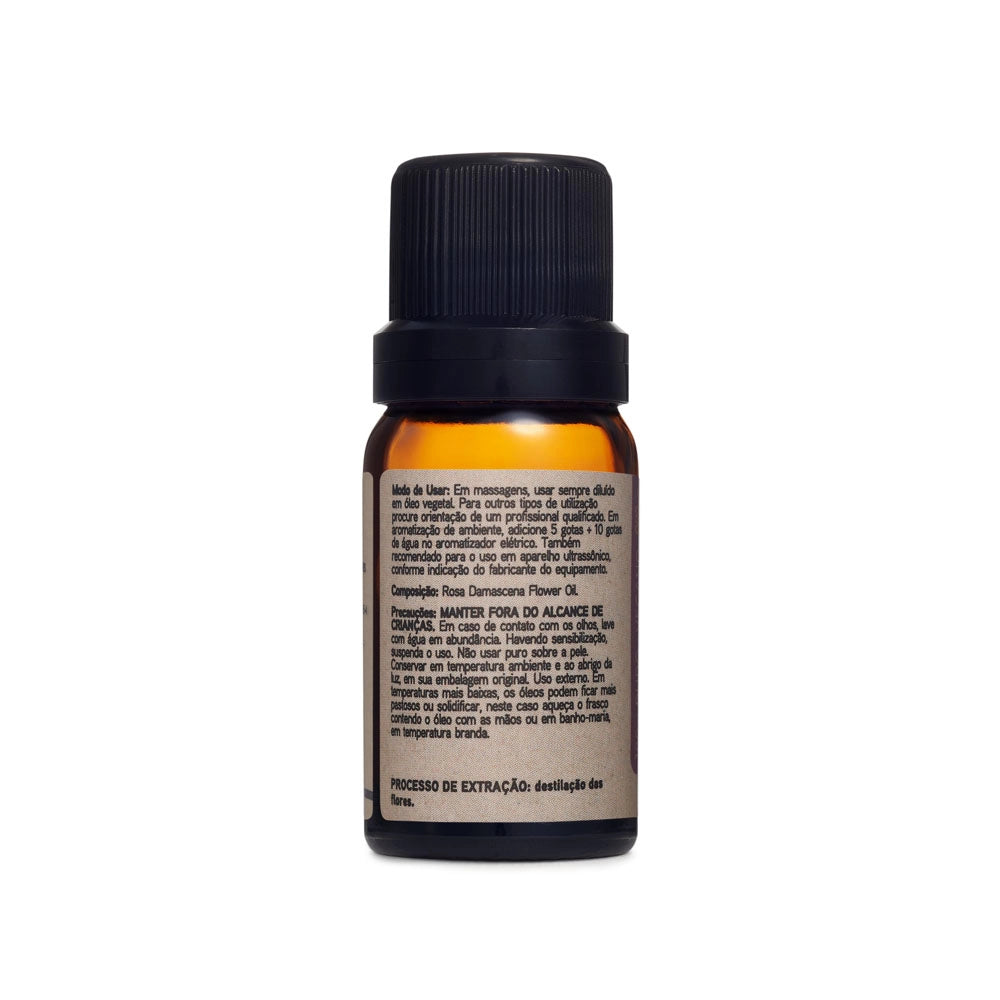 Óleo Essencial Rosa Damascena 100% PURO Via Aroma - 3ml