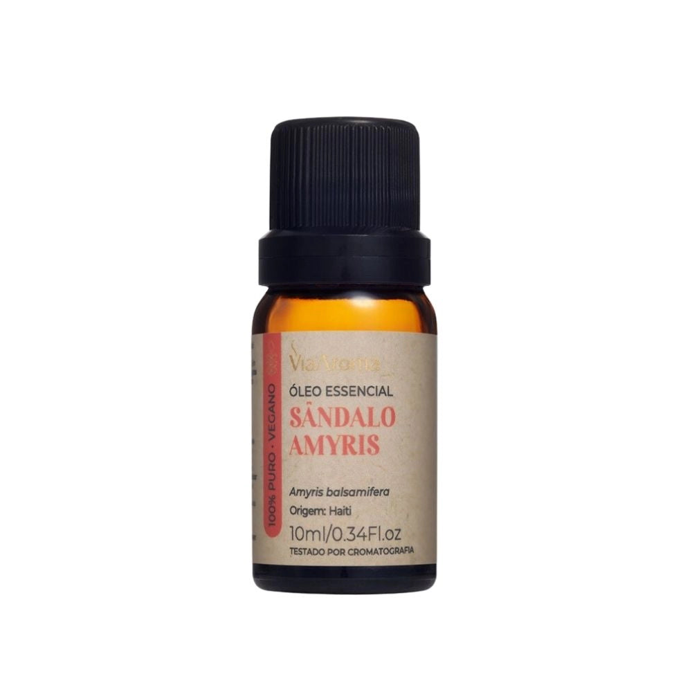 Óleo Essencial Sândalo Amyris Via Aroma - 10ml