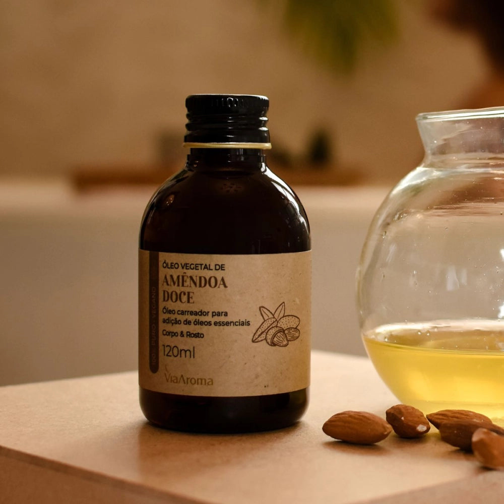 Óleo Vegetal Amêndoa Doce Via Aroma - 120ml