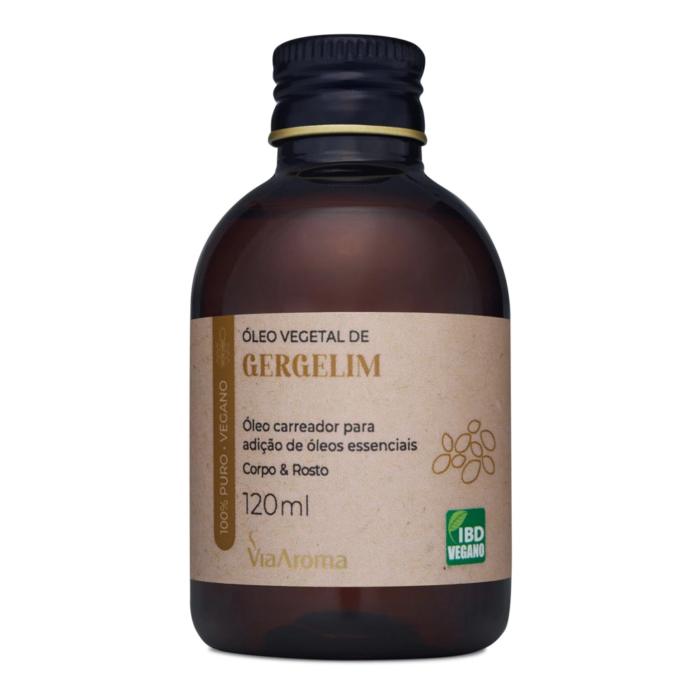 Óleo Vegetal de Gergelim Via Aroma - 120 ml