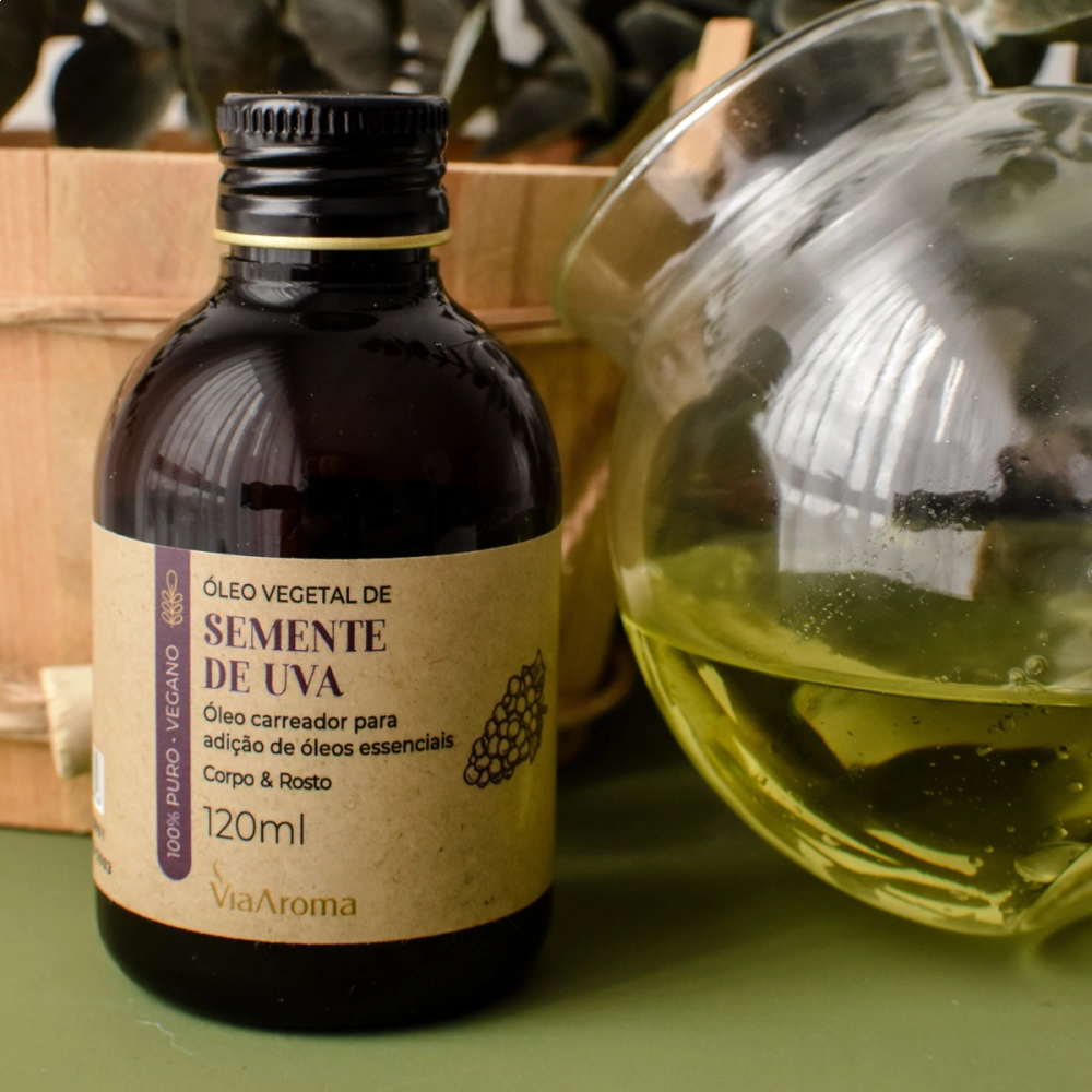 Óleo Vegetal Semente de Uva Via Aroma - 120ml