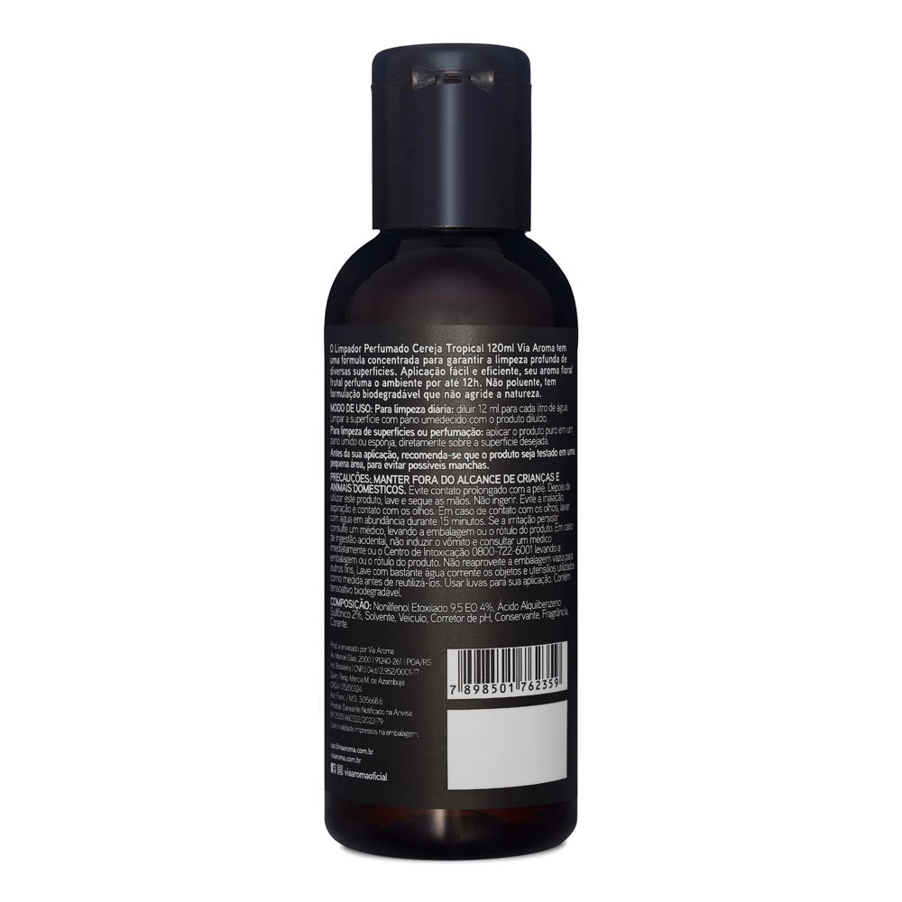 Limpador Perfumado Concentrado Flor do Oriente Via Aroma - 120ml