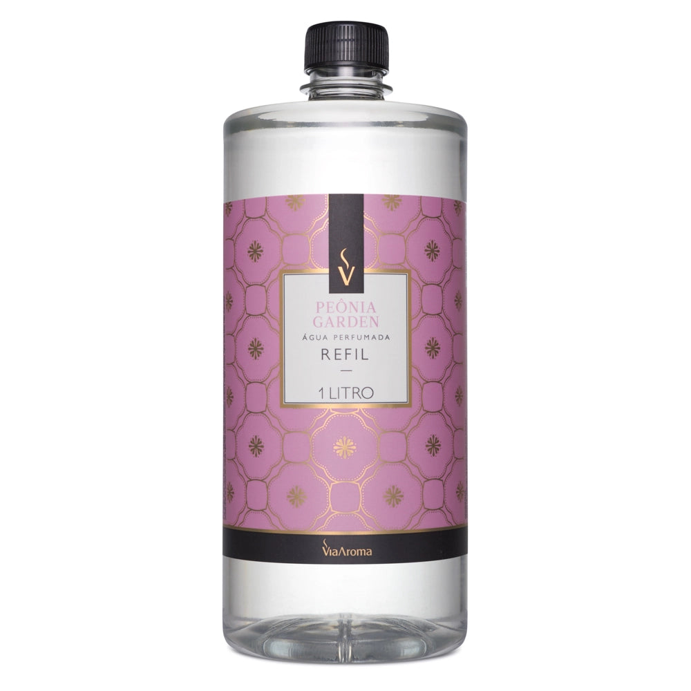 Refil Água Perfumada Peônia Garden Via Aroma - 1L