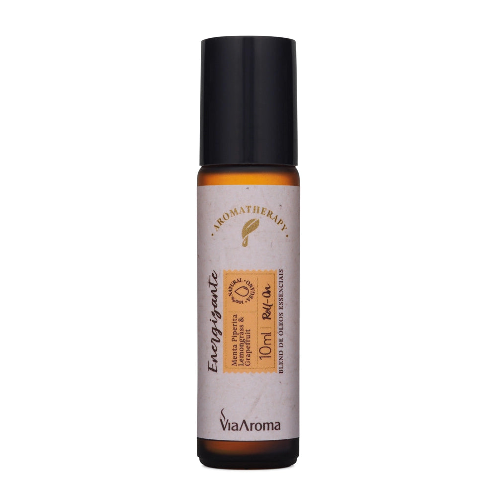 Roll-On Blend Óleos Essenciais Energizante Via Aroma - 10ml