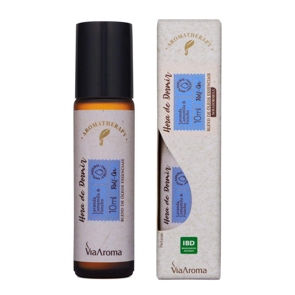 Roll-On Blend Óleos Essenciais Hora de Dormir Via Aroma - 10ml