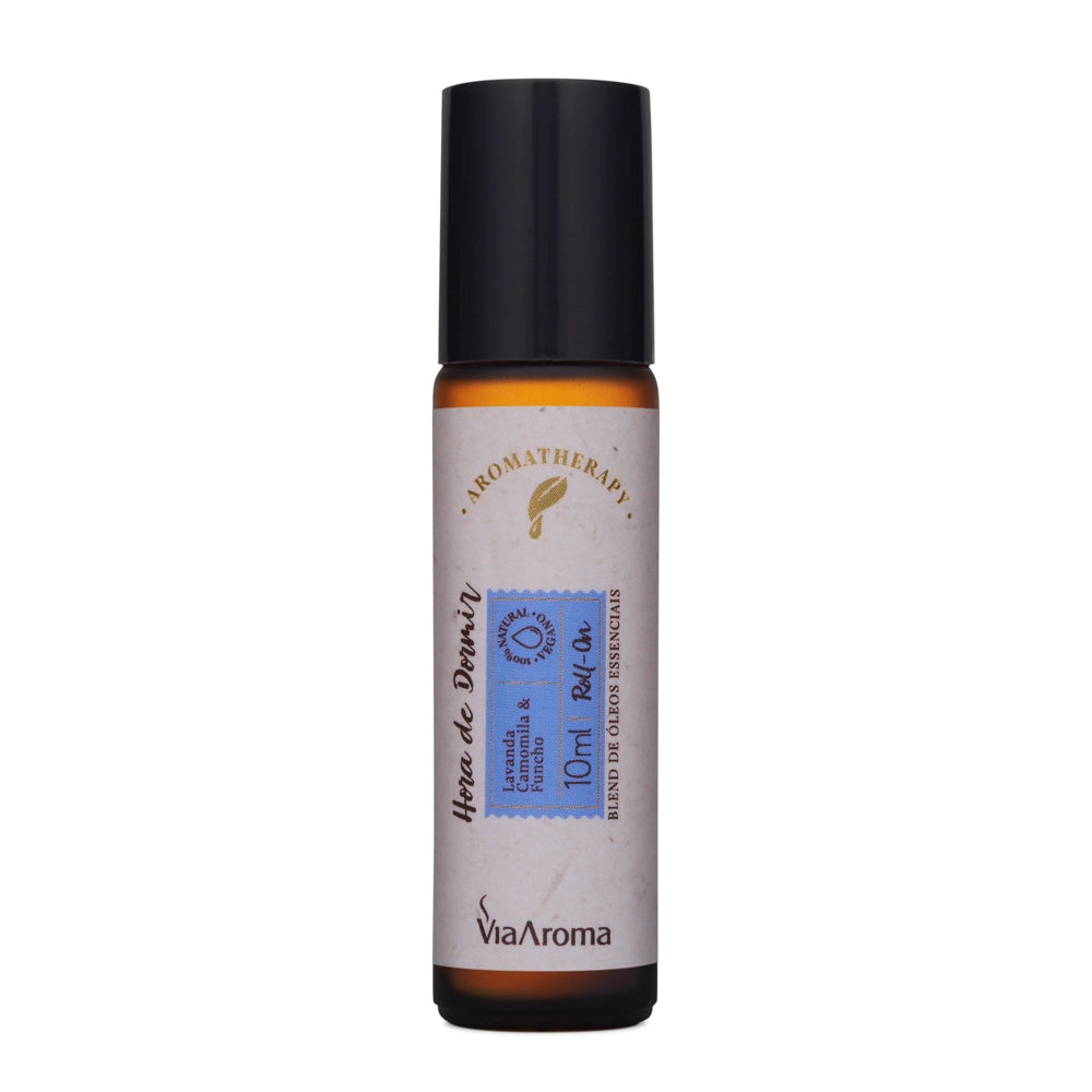 Roll-On Blend Óleos Essenciais Hora de Dormir Via Aroma - 10ml