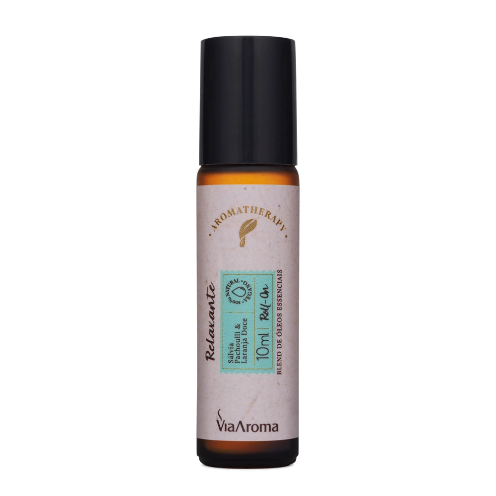 Roll-On Blend Óleos Essenciais Relaxante Via Aroma - 10ml