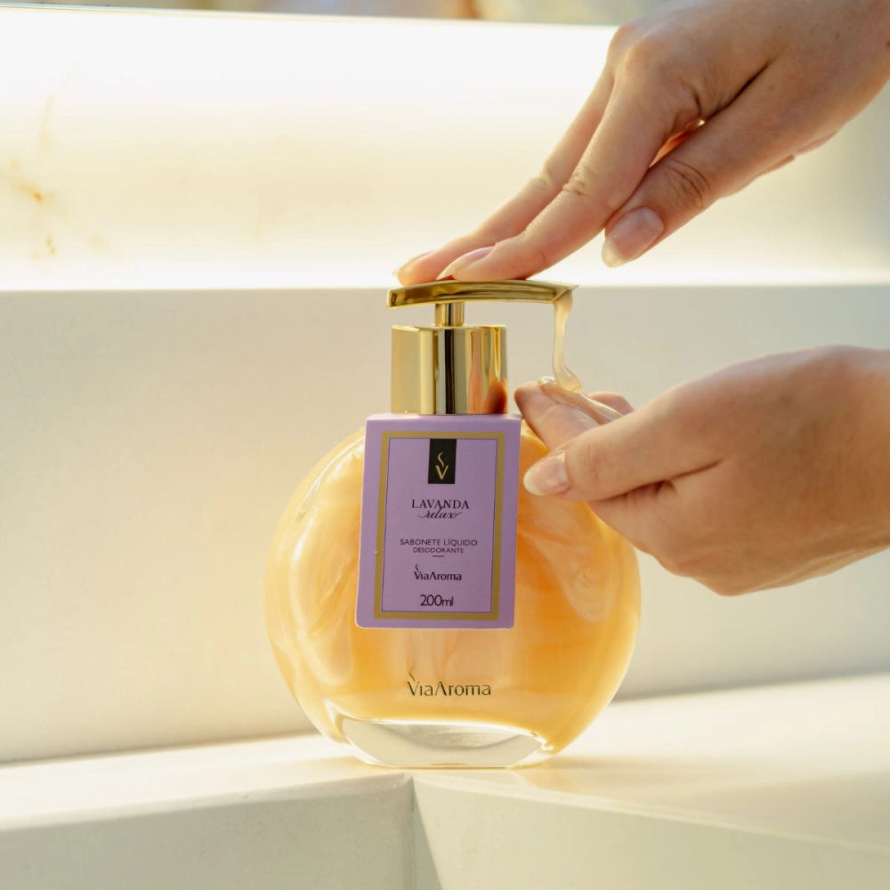 Sabonete Líquido Desodorante Lavanda Via Aroma - 200ml