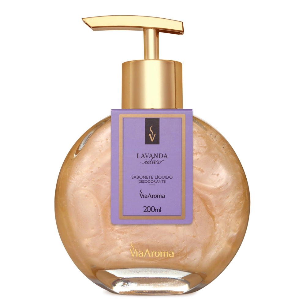 Sabonete Líquido Desodorante Lavanda Via Aroma - 200ml