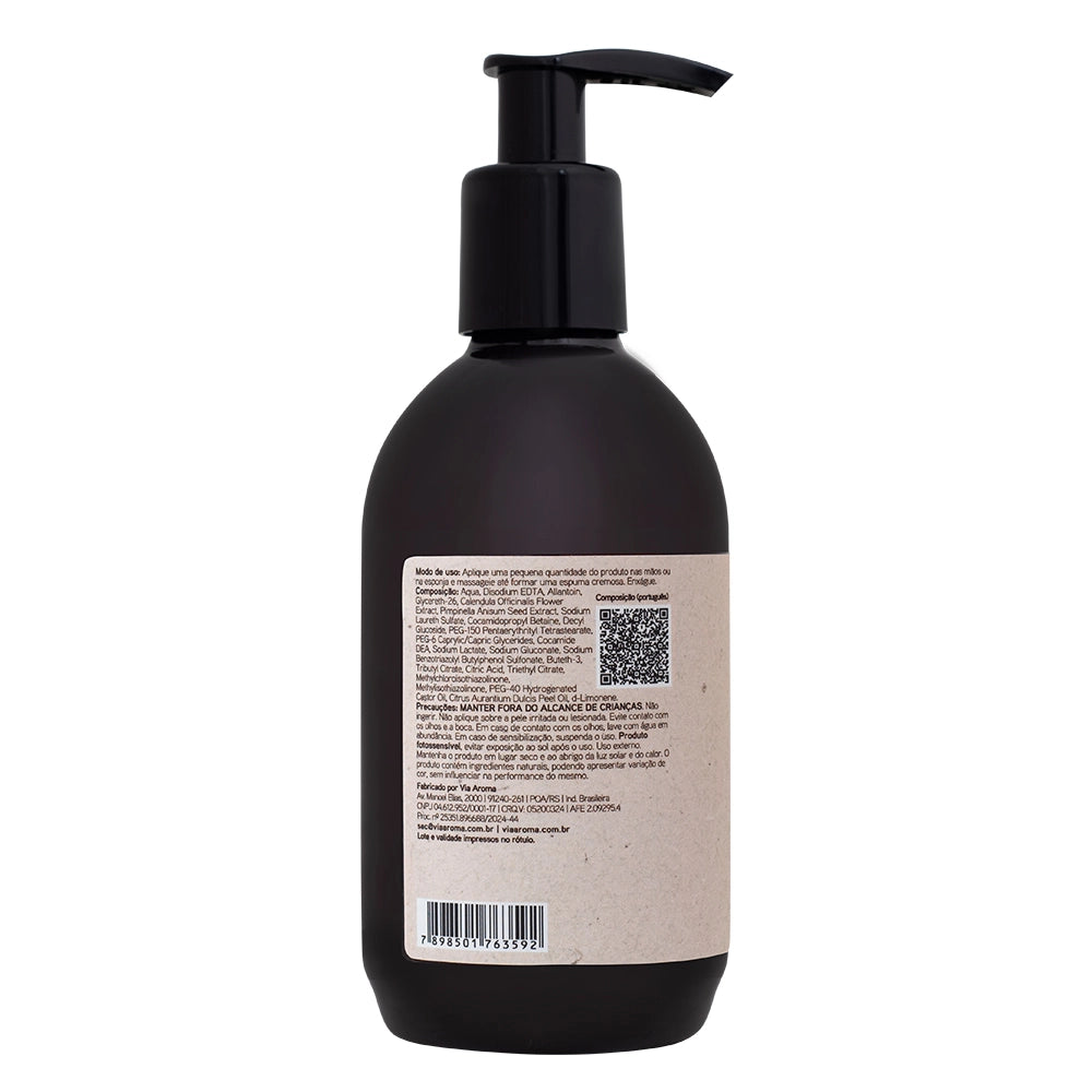 Sabonete Líquido Laranja Doce Aromatherapy Via Aroma – 250ml