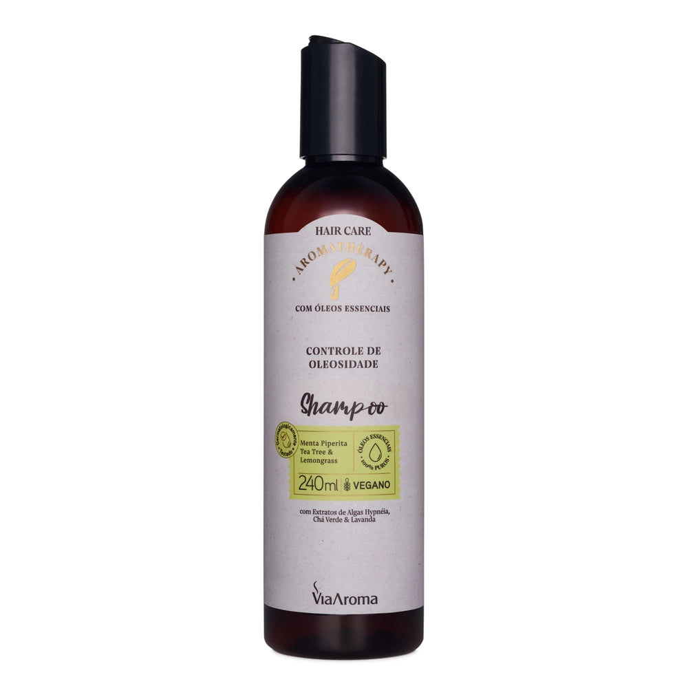 Shampoo Controle de Oleosidade Aromatherapy Via Aroma - 240ml