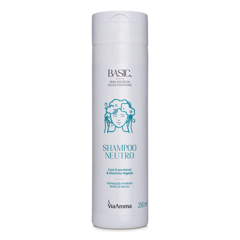 Shampoo Neutro Linha Basic Via Aroma - 250ml