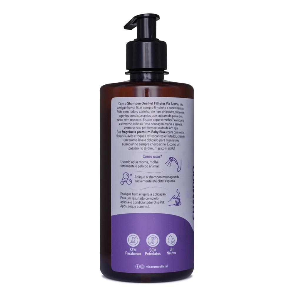 Shampoo One Pet Filhotes Via Aroma – 500 ml
