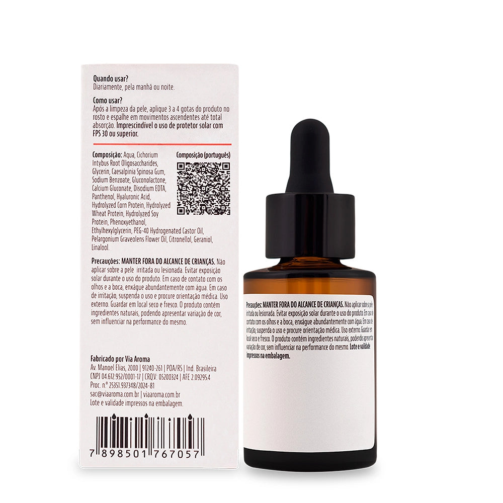 V.Skin Sérum Hidratante Firmador Via Aroma - 30 ml